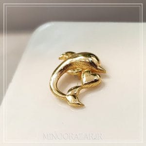 گوشواره دلفین طلا