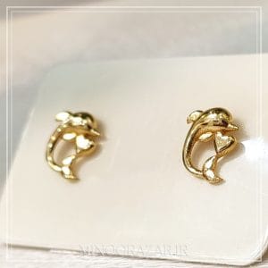 گوشواره دلفین طلا